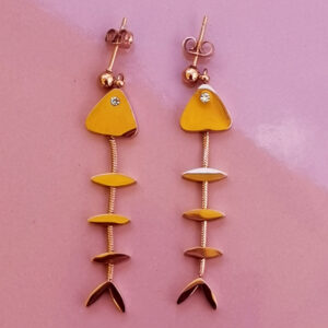 Aretes Esqueleto de Pescado